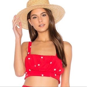 For love and lemons Chiquita Crop Top Size small